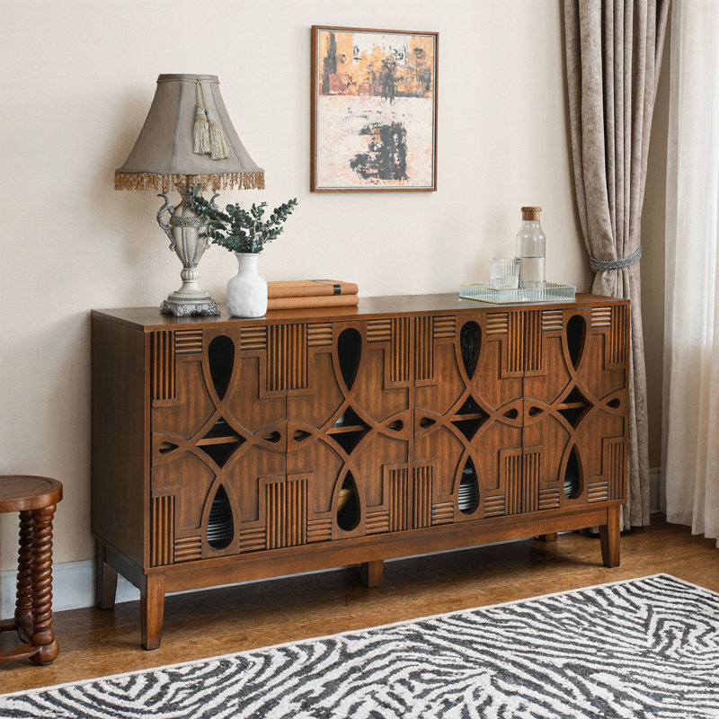 Armoire-buffet 60,5 po Mid Century Modern
