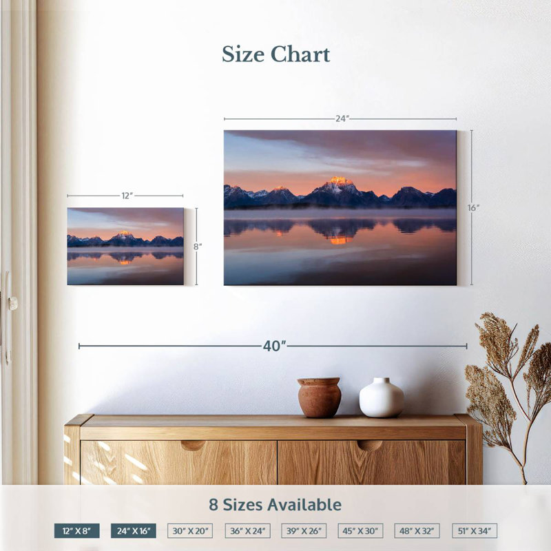 Alvord Grand Teton Glow, H 16 po x l 24 po