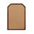 Black Walnut Color 20" X 30" Wood Frame Rounded Corner Decorative Mirror, For Bedroom, Bathroom, Living Room, Entryway-833079113
