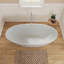Baignoire profonde autoportante à surface solide de 61 po Fslefay-125475434