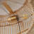 20"Rattan Ceiling Fans with Lights, Low Profile Boho Ceiling Fan with Light and Remote for Living Room Bedroom Dining Room