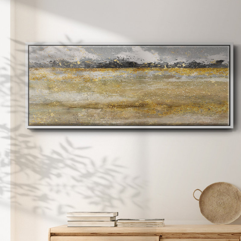 Meadow Shimmer I - toile encadrée, H 24 po x l 60 po