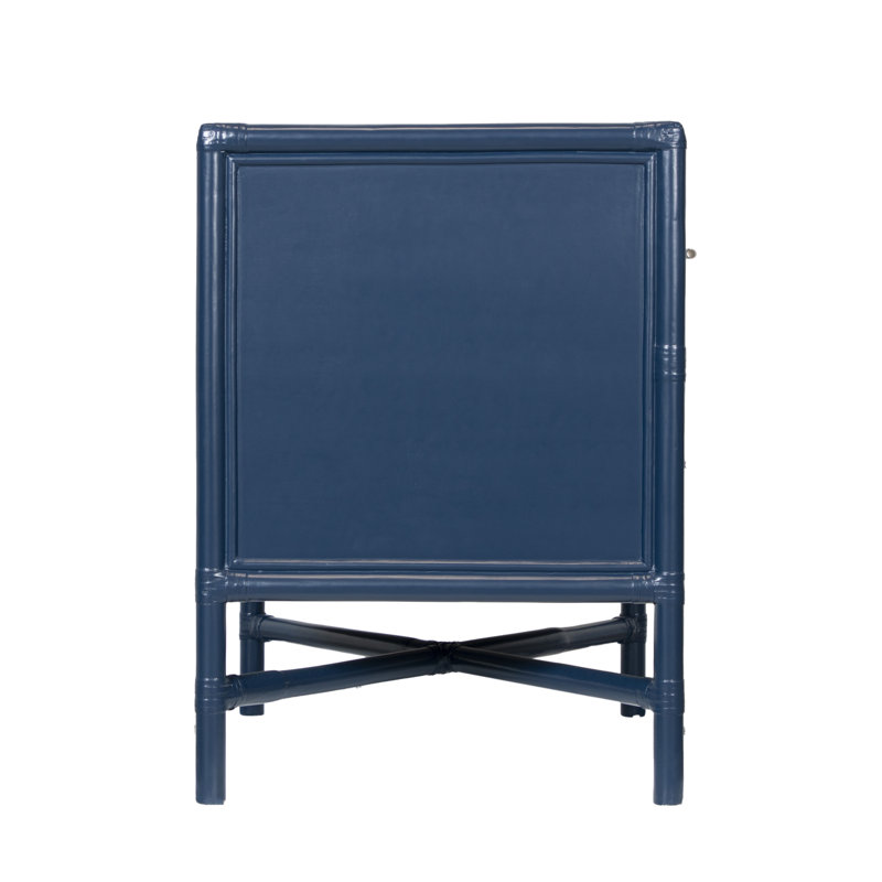 Venice 2 - Drawer Nightstand, Navy Blue