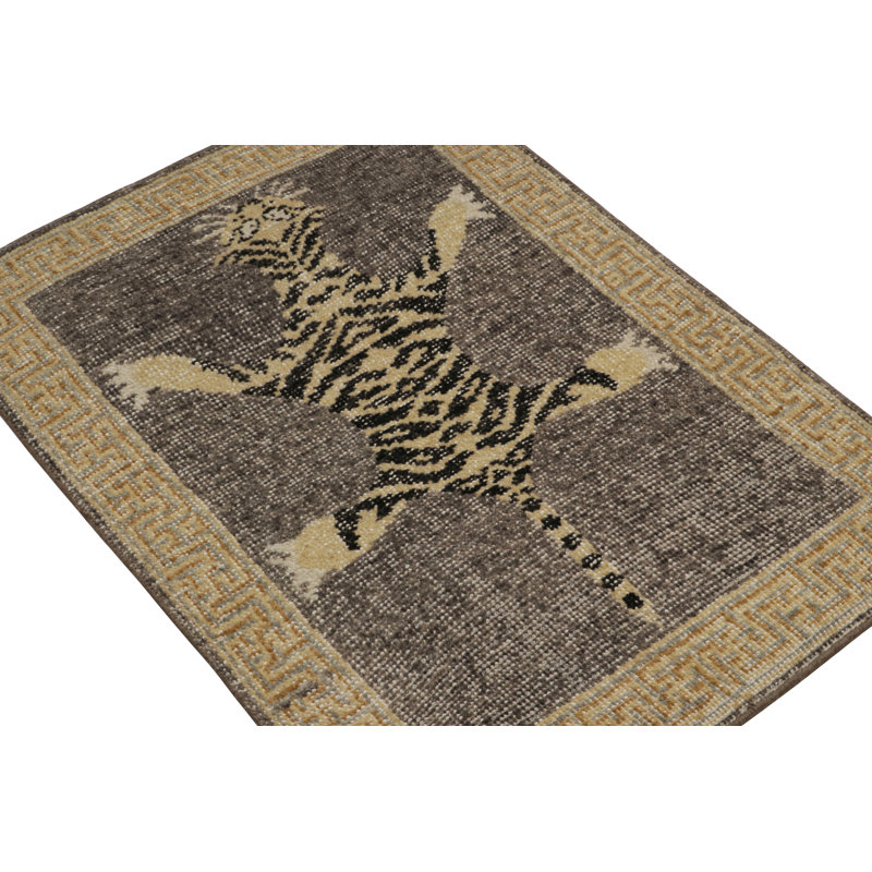 One-of-a-Kind Rectangle 2' X 3' Hand Knotted Area Rug