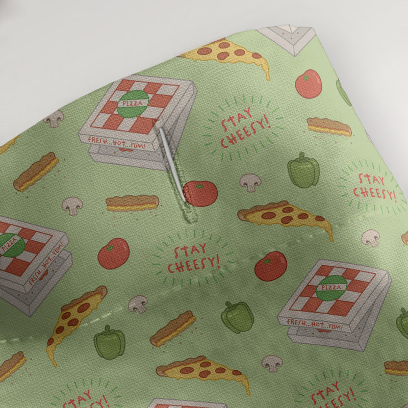 Rideau simple sower à pizza katelyn elizabeth classic, Vert clair