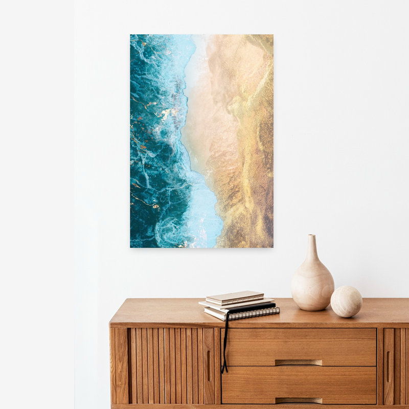 Ocean Gold Coast by Sarah Manovski - Wrapped Canvas Print, 60.96 cm H x 40.64 cm W