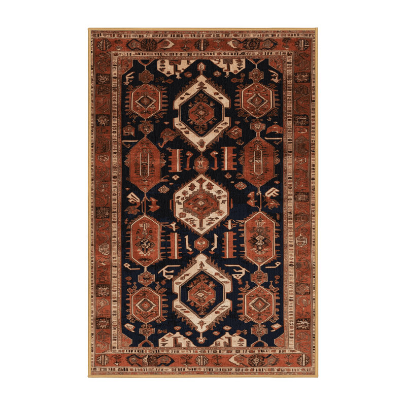 Tapis brun lavable à la machine, Tapis de couloir 2 pi x 5 pi