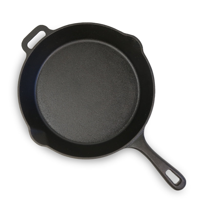 Pit Boss Black Cast Iron Non-stick Skillet and Pan Set