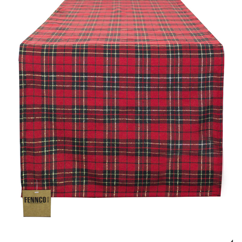 Chemin de table Tartan, 16 po x 69 po