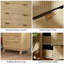 Commode Closet, commode double 4 tiroirs pour chambre à coucher-805332248