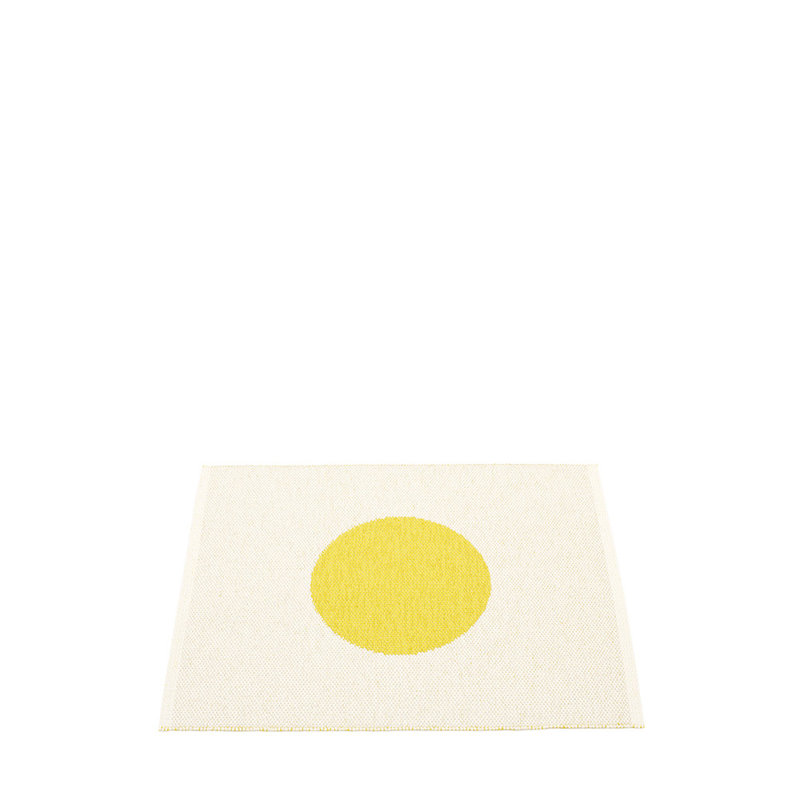 Tapis Vera, Rectangle 2 pi 3 po x 3 pi, Yellow/White