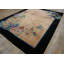 Hand Knotted Pile Rectangle Wool Floral Brown Earth Tone 1920s Antique Rug