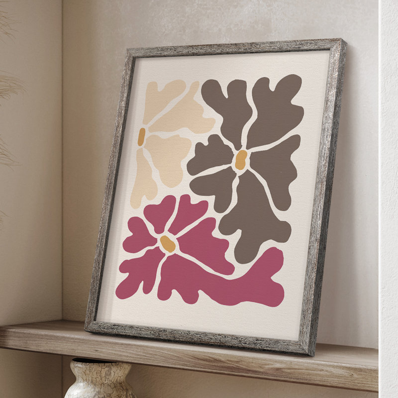 Matisse CCLX, reproduction encadrée - bois massif, H 11 po x l 9 po, Argent rétro
