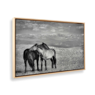 Équitation, reproduction sur toile