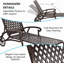 Chaise longue en aluminium coulé 1Pcs-2134799557