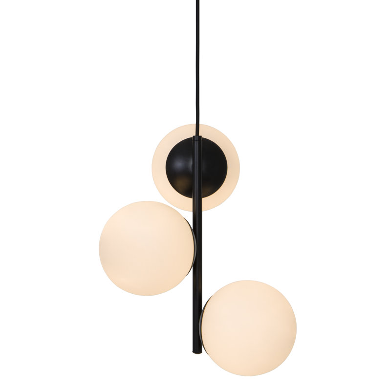 Lilly 3 - Light Sputnik Chandelier, Black