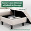 Canapé modulaire rembourré de 78 po avec méridienne Kimberlei-601997753-601997752