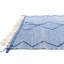Tapis bleu Nathaniel