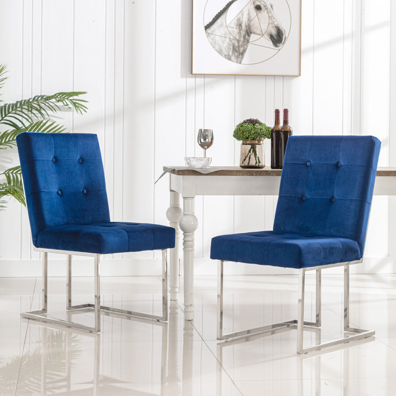 Cocopah 19'' H Tufted Velvet Upholstered Dining Chair