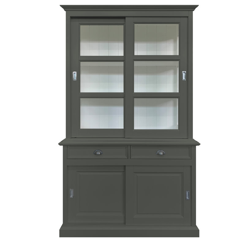Babetta Display Cabinet, Green Grey