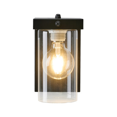 Matte Black Outdoor Sconce