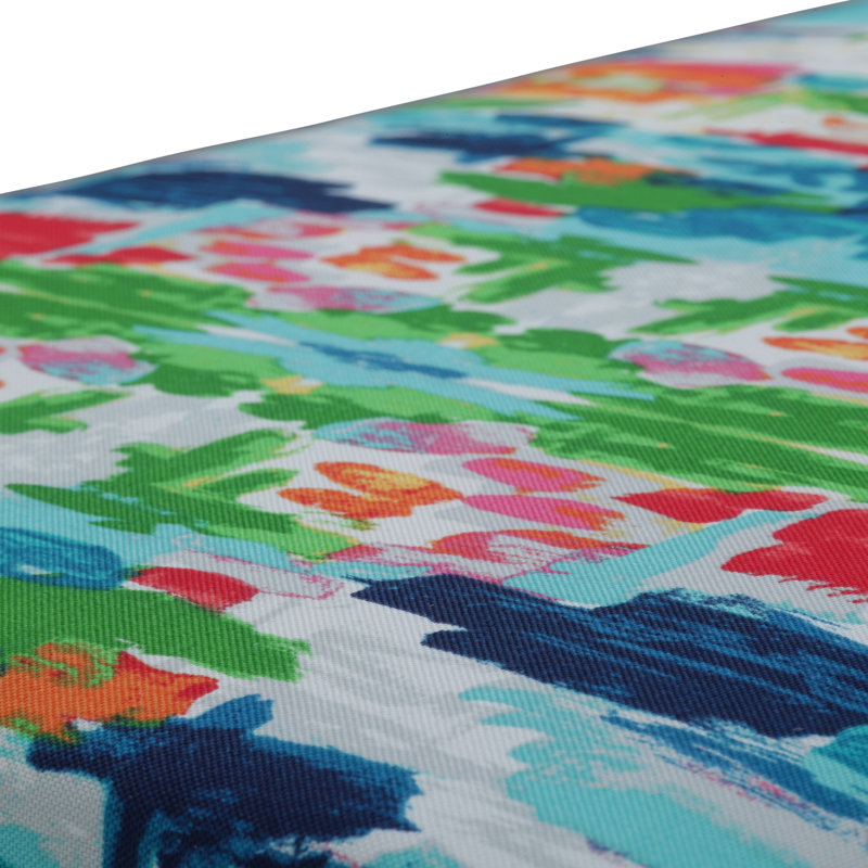 Abstract Multicolor Watercolor Indoor/Outdoor Throw Pillows, Set of 2