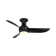 Corona 3 - Blade Outdoor/Indoor Smart Flush Mount Ceiling Fan with Remote Control and Dimmable LED Light Kit Included