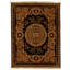 Hand Knotted Wool Area Rug in Black