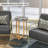 Side Table For Living Room End Table - For Sofa And Bedside Round Nightstand Coffee Table With Sturdy Bamboo Legs-1390045776-1397634067