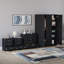 Tayce 4 Piece Bedroom Set (3 Drawer Bedside Chest X2, 4 Drawer Chest, 3 Door Wardrobe)-1347730765