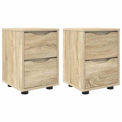 30.5cm W Manufactured Wood Bedside Table