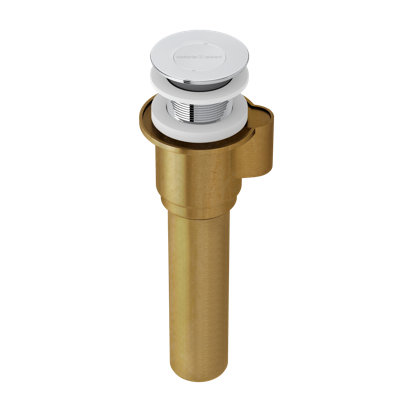 IntelliDrain Push Drain for Victoria + Albert Bathtubs Without an Overflow Hole