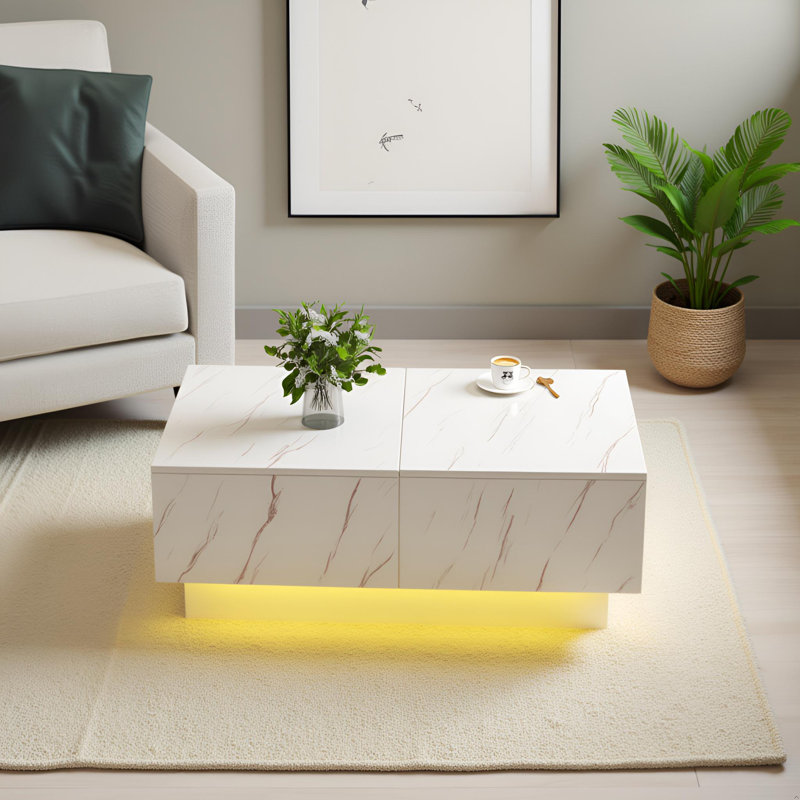  Sliding Top Coffee Table