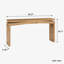 Console 62 po à grain de bois avec panneau latéral incrusté de losanges-1038622820
