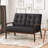 2 SEATER SOFA COUCH LOVESEAT WITH ARMREST