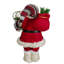 Figurine de père Noël debout 18 po avec raquettes et bottes de fourrure