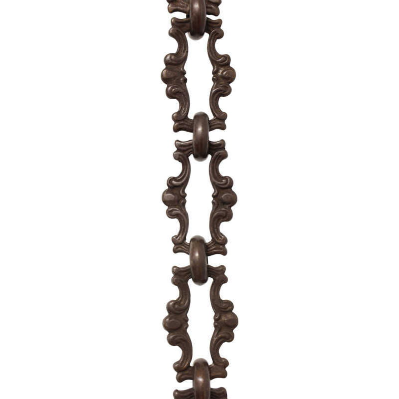 Motif à mailles soudées ou chaîne cassée, Bronze