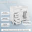 Meuble-lavabo blanc 36 po avec lavabo en céramique et tiroirs de rangement 36 po | Idée cadeau