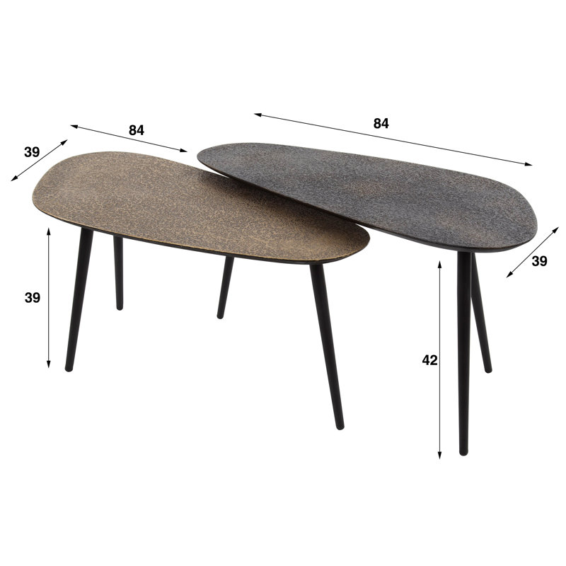 Coffee table set Anza