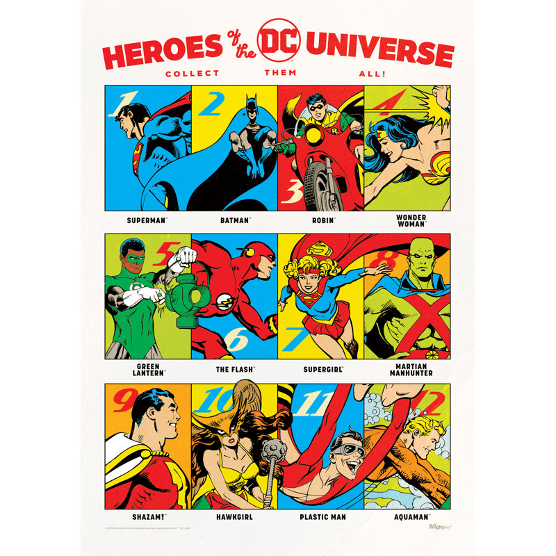 Justice Justice (Heroes Of DC), impression murale Mightyprint