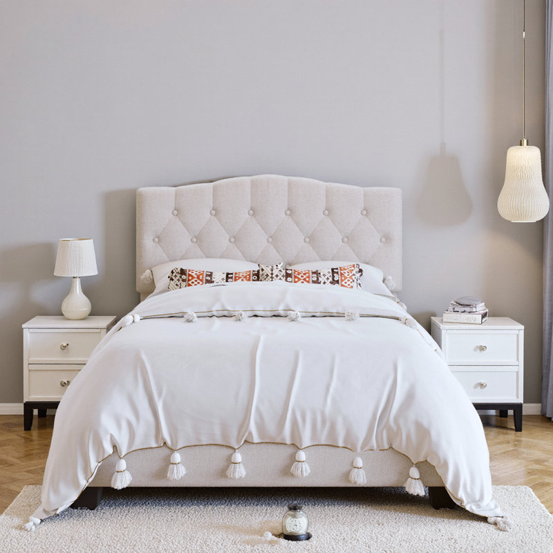 Lit plateforme tapissier Luxury Hotel, Lit double