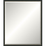 Distressed Black Old World Mirror