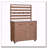 64.9'' H Large Patio Kitchen Island Solid Wood Kitchen Cart-125528498