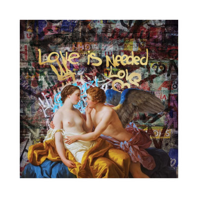 Love Is Needed by José Luis Guerrero - Wrapped Canvas Print