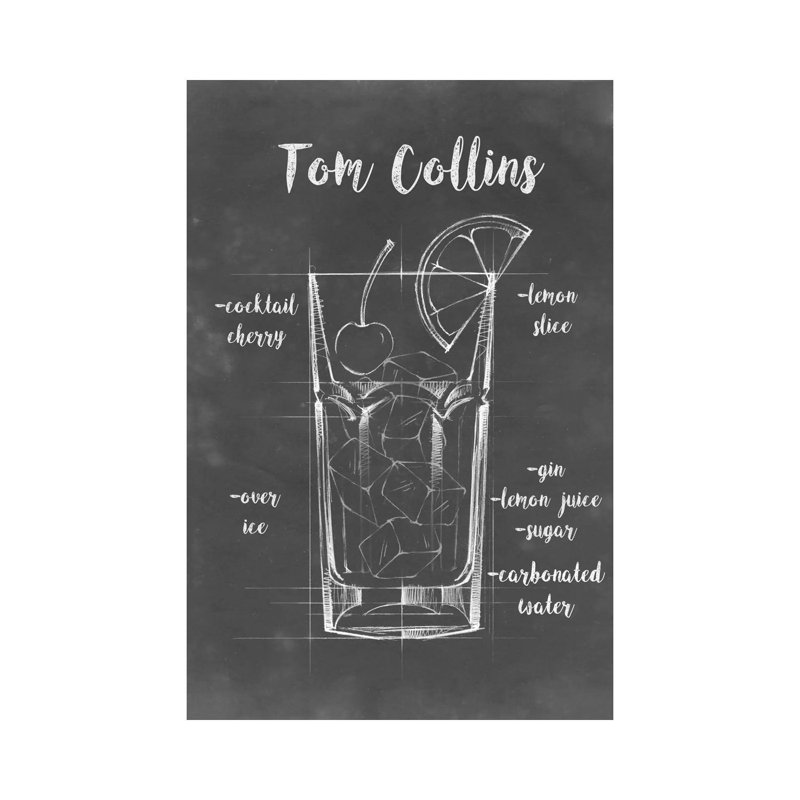 Mixology II by Ethan Harper - Wrapped Canvas Art Print, 20.32 cm H x 30.48 cm W