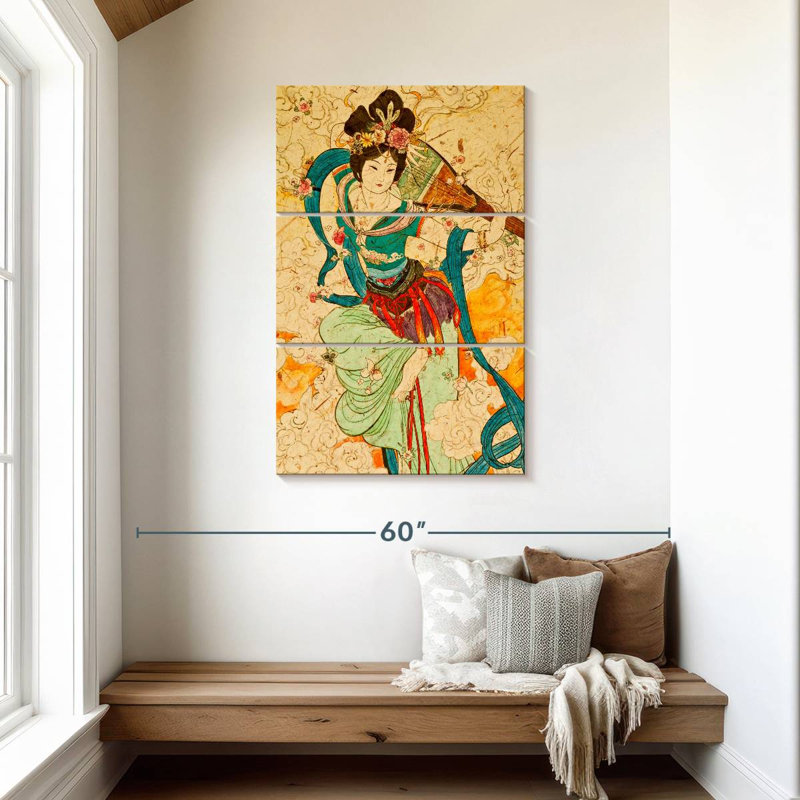 Musicienne chinoise Leisha, H 45 po x l 28 po
