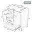 Meuble-lavabo 30 po sans lavabo, base seulement, armoire de salle de bain multifonctionnelle avec portes et tiroir, structure solide et panneau de fibres à densité moyenne-130140603