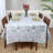 Aircowrie Rectangular Geometric Vinyl Tablecloth-1474320085