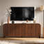 Meuble télé 65,74 po avec 4 portes et grand buffet pour téléviseur de 70 po ou moins avec tablettes réglables pour le salon-130795740