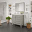 Meuble-lavabo en porcelaine encastrable l 36 po x P 18 po Eviva London-101368371-101808929